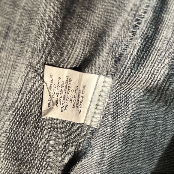 Ambition Jean jacket blazer with one button in front, long sleeve size XL - Picture 5 of 7